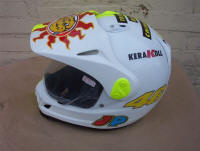 Helmet Painted by Cleveland Bikespray 01642 649011